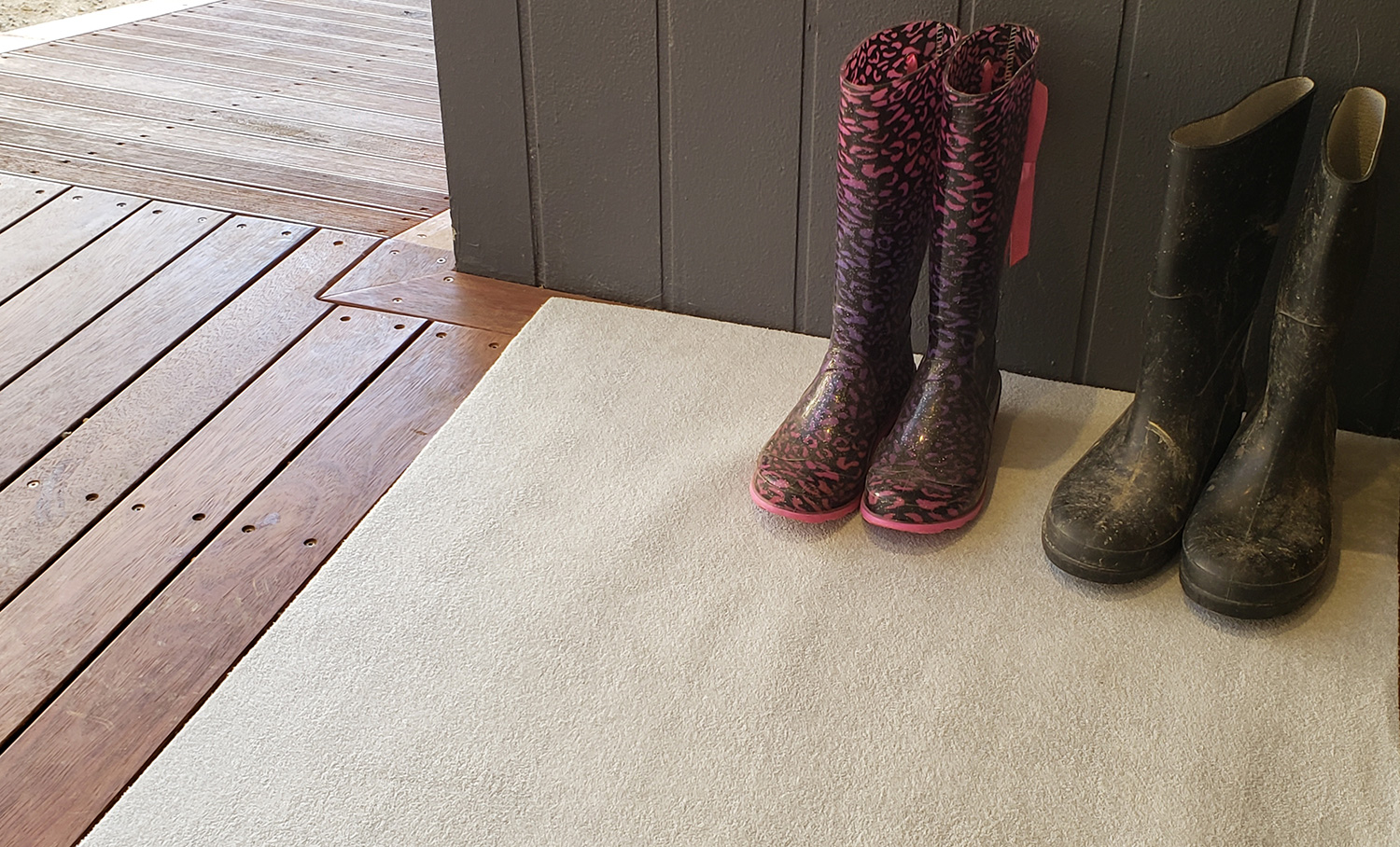 CarpetSaver for messy boots